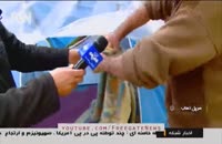 باران شدید و آبگرفتگی چادر های زلزله زدگان کرمانشاه