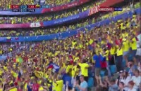 صحنه گل اول کلمبیا به سنگال در جام جهانی 2018