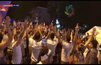 تجمع دیشب هواداران ایرانی در کنار هتل تیم‌ملی پرتغال