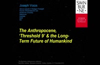 062017 - threshold 9 &amp; the long term Future of humankind
