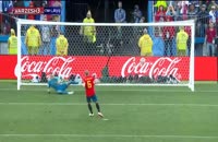پنالتی‌های بازی اسپانیا (3) - روسیه (4)