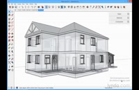 آموزش اصول نرم افزار SketchUp برای معماری