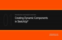 آموزش ساخت Dynamic Component در SketchUp