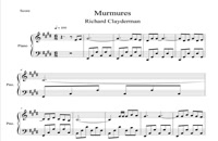 نت پیانوی قطعه Murmures از ریچارد کلایدرمن