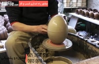 ساخت تخم مرغ سفالی برای سفره هفت سین