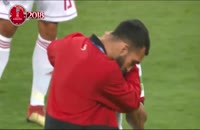 صحنه هایی از اشک بازیکنان ایران و دلداری بازیکنان پرتغال
