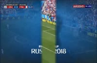 فیلم حمله سنجاقک به هوگو لوریس (دوازه بان فرانسه) در جام جهانی 2018