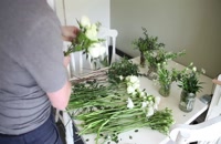 آموزش ساخت دسته گل عروس