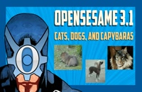 OpenSesame 3.1 tutorial: Cats, Dogs, and Capybaras