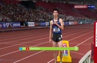 مسابقه 400 متر رضا ملک پور در نیمه نهایی