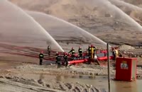 بیست و پنجمین (25) روز آتش سوزی چاه نفت &quot;رگ سفید&quot; خوزستان