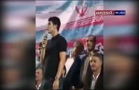 فیلم صحبت های سردار آزمون در گنبد کاووس بعد از خداحافظی تیم ملی