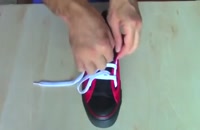 آموزش بستن بند کفش