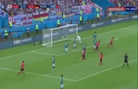 صحنه گل اول کره جنوبی به آلمان در جام جهانی 2018