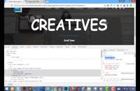 Convert Photoshop PSD to Responsive HTML and CSS template Creative Digital || #3 Header (Part-1)