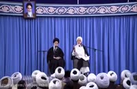 حضور حجت الاسلام قرائتی در جلسه تدریس رهبر انقلاب