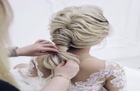 مدل موی بسیار زیبا برای عروس (فیلم آموزش شینیون)